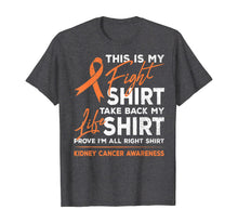 Load image into Gallery viewer, This Is My Fight Shirt Kidney Cancer Awareness Month Ribbon T-Shirt-353383