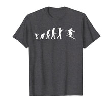 Load image into Gallery viewer, Ski T-shirt for Skiers and Ski Lover Shirt Skiing Evolution