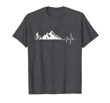 Load image into Gallery viewer, funny t-shirt for Mountain Bike Heartbeat for MTB Bikers