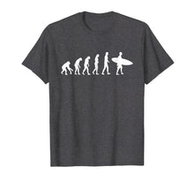 Load image into Gallery viewer, Surfing Evolution Shirt - Evolution of Surfing Surfer Gift