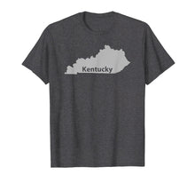 Load image into Gallery viewer, Kentucky Map Outline State Home Pride T-Shirt