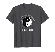 Load image into Gallery viewer, The Art Tai Chi Tshirt - Body Mind Spirit Yin Yang Tee