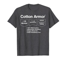 Load image into Gallery viewer, Cotton Armor t-shirt; Explore dungeons & slay dragons tshirt