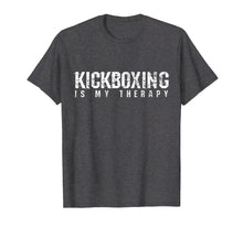 Load image into Gallery viewer, Kickboxing Therapy T-Shirt Boxing Tshirt Material Arts Gift
