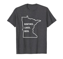 Load image into Gallery viewer, Bonfires Lakes Beer Shirt - Minnesota