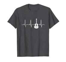 Load image into Gallery viewer, Acoustic Guitar Heartbeat Shirt - Guitar Musician T-Shirt