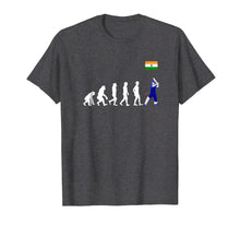 Load image into Gallery viewer, Evolution of man into cricket player with Indian team Jersey
