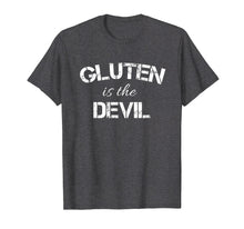Load image into Gallery viewer, Gluten is Devil Funny Distressed Shirt Women Men