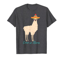 Load image into Gallery viewer, Como se Llama funny llama shirt for women - men - kids
