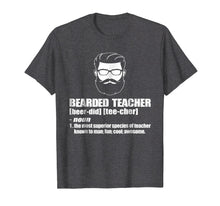 Load image into Gallery viewer, male teacher t shirt-funny bearded teacher gift for men