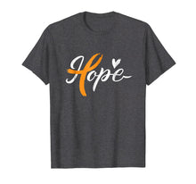 Load image into Gallery viewer, Hope Heart Strong Fight Kidney Cancer Cute Shirt Gift