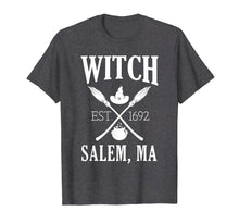 Load image into Gallery viewer, Funny Halloween Witch Salem Tshirt Broom Cauldrom Witch Hat