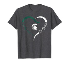 Load image into Gallery viewer, Michigan State Spartans Half Heart T-Shirt - Apparel