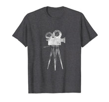 Load image into Gallery viewer, Retro Camera Cameraman Filmmaker Movie Director T Shirt Tee