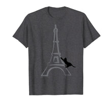 Load image into Gallery viewer, French France Paris Flag Eiffel Tower Cat T Shirt