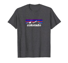 Load image into Gallery viewer, Colorado Mountains Outdoor Flag Design T Shirt MCMA