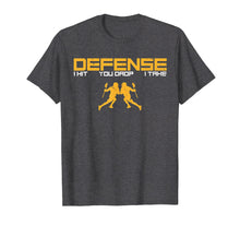 Load image into Gallery viewer, Defense Defender Stick Lacrosse Player Sports Graphic Shirt