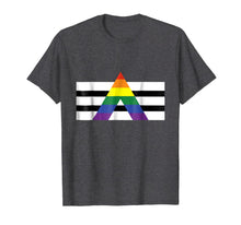 Load image into Gallery viewer, LGBT Straight Ally Pride Flag Shirt