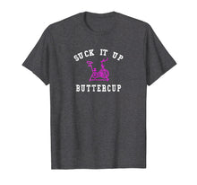 Load image into Gallery viewer, Exercise Motivational Shirt Suck It Up Quote Cycle Tee