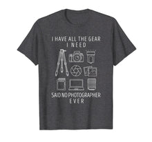 Load image into Gallery viewer, Photography Lover Gift T-Shirt Funny Camera Photographer Tee