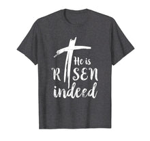 Load image into Gallery viewer, He is Risen Hallelujah Easter Shirts Religious Christian
