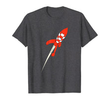 Load image into Gallery viewer, Tintin Destination Moon Rocket T Shirt