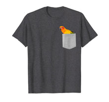 Load image into Gallery viewer, Animal in Your Pocket Sun Conure Parrot t shirt