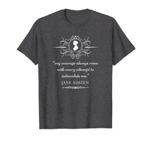 Load image into Gallery viewer, Jane Austen T-Shirt Vintage Quote Literary Book Club Fans