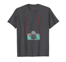 Load image into Gallery viewer, Fake Tourist Camera Shirt Fun Holiday Vacation Photographer