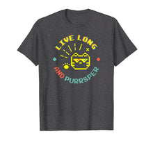 Load image into Gallery viewer, Live Long & Cat Purrsper 8-bit Pixelated T-Shirt