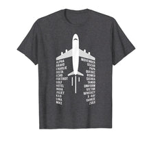 Load image into Gallery viewer, Phonetic Alphabet T-Shirt | Aviation Pilot Airplane Shirt