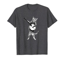 Load image into Gallery viewer, Funny Cat T-Shirt Cat Playing Banjo- Banjo Cat Tee Shirt