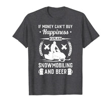 Load image into Gallery viewer, Explain Snowmobiling And Beer Funny Tee Shirt Snowmobile Fan