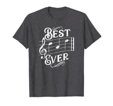 Load image into Gallery viewer, Mens Best Dad Ever Music Notes Funny Father's Day Gift T-Shirt