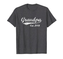 Load image into Gallery viewer, Mens Vintage Grandpa Est. 2019 New Grandfather T-Shirt