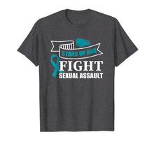 Load image into Gallery viewer, Stand Up And Fight Sexual Assault Awareness Shirt April Teal