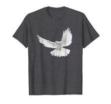 Load image into Gallery viewer, Beautiful Flying Peaceful White Dove Photo Portrait T-Shirt