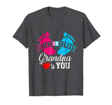 Load image into Gallery viewer, Baby Gender Reveal Pink or Blue Grandpa Loves You T Shirt