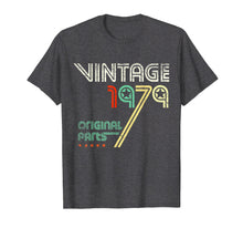 Load image into Gallery viewer, Retro Classic 40th Birthday Gift Born in 1979 Graphic Tee