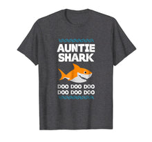 Load image into Gallery viewer, Auntie Shark T-Shirt Doo Doo Uncle Mommy Daddy Aunt Tshirt