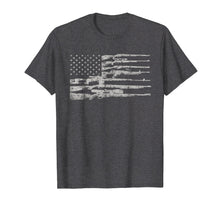 Load image into Gallery viewer, Big American Flag With Machine Guns T-Shirt 2A Flag Shirt
