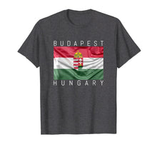 Load image into Gallery viewer, Budapest T-Shirt Flag of Hungary with Coat of Arms Souvenir