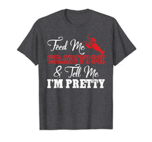 Load image into Gallery viewer, Feed Me Crawfish & Tell Me I'm Pretty Women's Crawfish Shirt