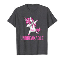 Load image into Gallery viewer, Unicorn Dabbing Breast Cancer Warrior Shirt