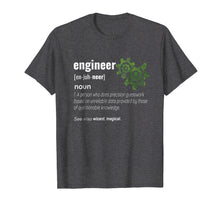 Load image into Gallery viewer, Engineer Definition T Shirt Mechanical Profession Gears Tee