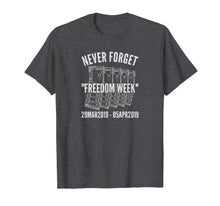 Load image into Gallery viewer, Never Forget California Magazine Freedom Week 2019 T-shirt