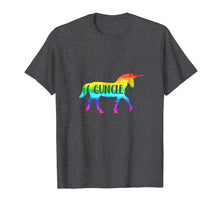 Load image into Gallery viewer, LGBT Proud Guncle Unicorn Shirt