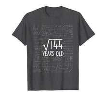 Load image into Gallery viewer, Twelve Years Old Shirt 12th Party 12 Twelfth Square Root 144