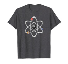Load image into Gallery viewer, Billiards Pool Hall Sport T-Shirt Atom Science Vintage Retro