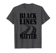 Load image into Gallery viewer, Drag Racing Gift for Race Lover Apparel Black Lines Shirt